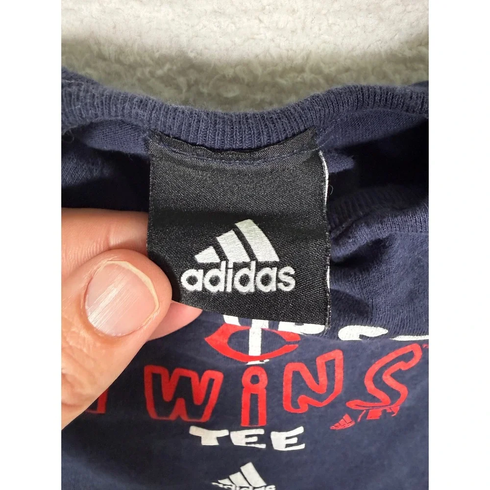Adidas Minnesota Twins My First Tee Infant Navy Blue MLB T-Shirt 3/6M RJ-319Y5